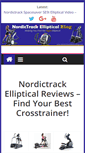 Mobile Screenshot of nordictrackellipticalblog.com